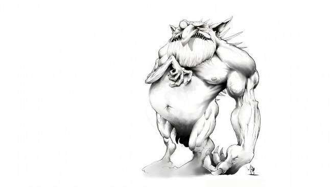 Обои картинки фото 313764, фэнтези, существа, существо