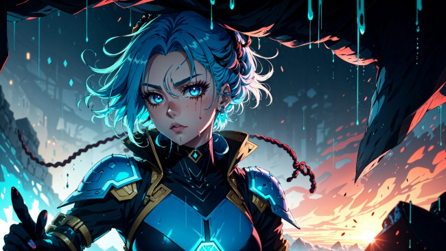 Обои картинки фото аниме, unknown,  другое , нейросети, графика, нейроарт, ai, art, нейронные, сети, рисунки, нейро, искусство