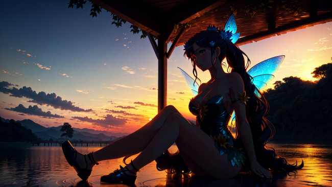 Обои картинки фото аниме, животные,  существа, нейросети, графика, нейроарт, ai, art, нейронные, сети, рисунки, нейро, искусство