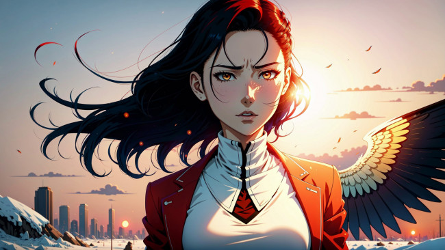 Обои картинки фото аниме, животные,  существа, нейросети, графика, нейроарт, ai, art, нейронные, сети, рисунки, нейро, искусство