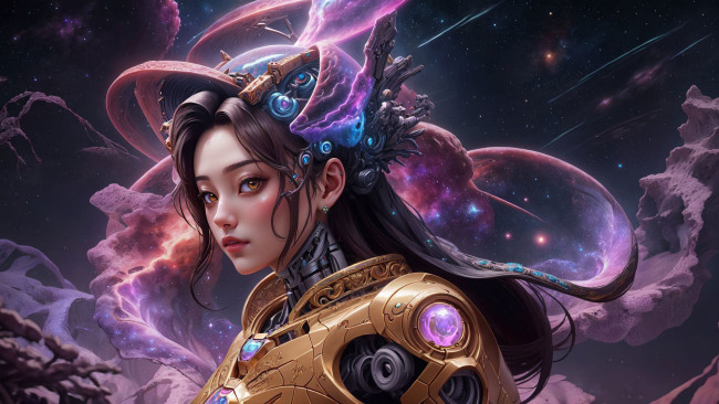 Обои картинки фото фэнтези, роботы,  киборги,  механизмы, нейросети, графика, нейроарт, ai, art, нейронные, сети, рисунки, нейро, искусство