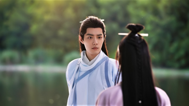 Обои картинки фото кино фильмы, yu gu yao, ши, ин, девушка, озеро