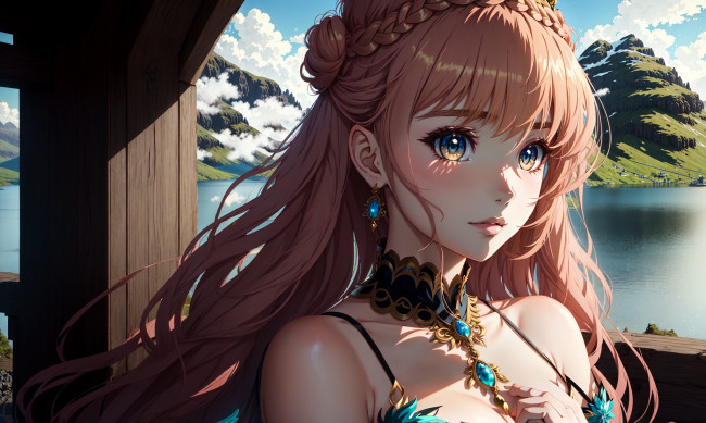 Обои картинки фото аниме, unknown,  другое , нейросети, графика, нейроарт, ai, art, нейронные, сети, рисунки, нейро, искусство