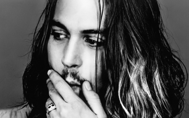 Обои картинки фото мужчины, johnny depp, актер, лицо, кольцо