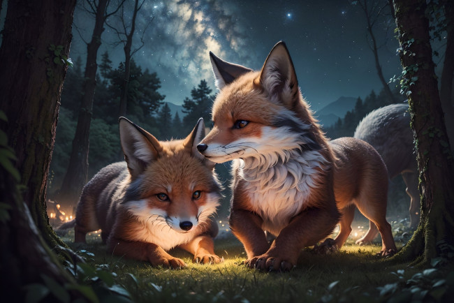 Обои картинки фото фэнтези, существа, нейросети, графика, нейроарт, ai, art, нейронные, сети, рисунки, нейро, искусство