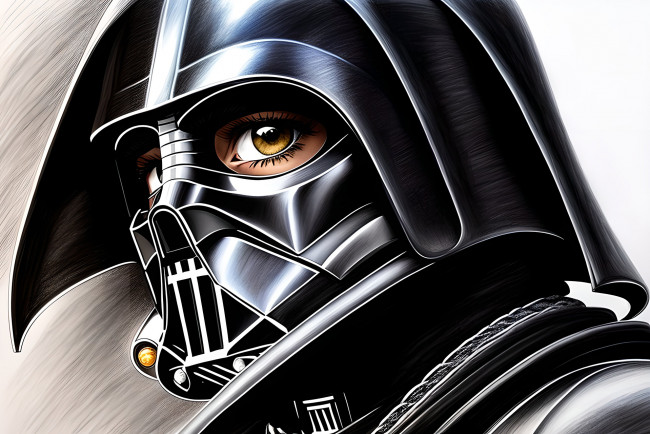 Обои картинки фото рисованное, кино,  мультфильмы, нейросети, графика, нейроарт, ai, art, нейронные, сети, рисунки, нейро, искусство, star, wars