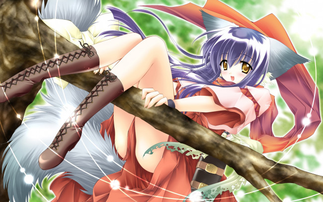 Обои картинки фото anime, wide, screen, аниме, animals