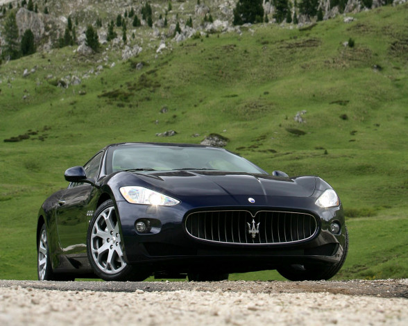 Обои картинки фото maserati, gran, turismo, coupe, 2007, автомобили