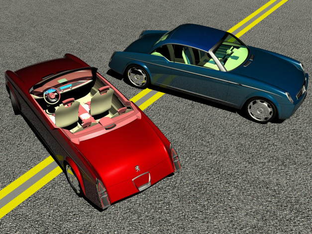 Обои картинки фото автомобили, 3д