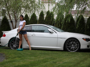 Картинка ann angel автомобили авто девушками