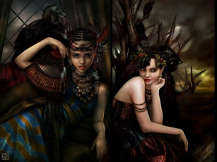 Картинка фэнтези девушки