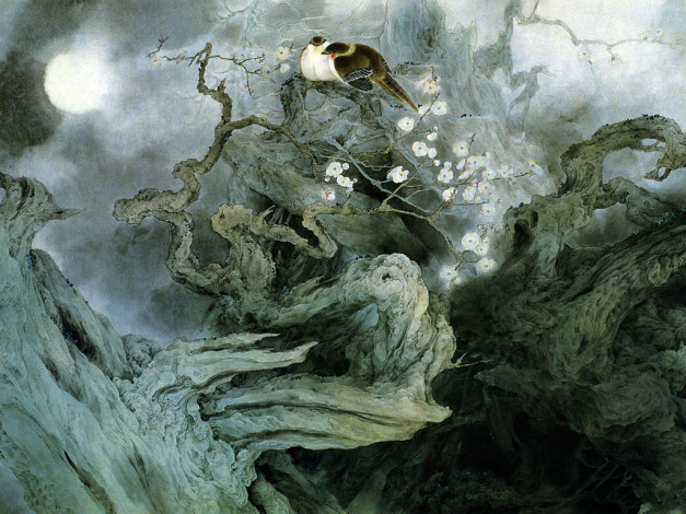 Обои картинки фото рисованные, животные