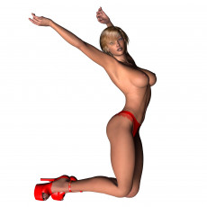 Картинка 3д графика people люди