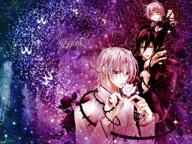 Обои картинки фото kiss, of, rose, princess, аниме