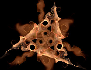 Картинка 3д графика fractal фракталы фрактал