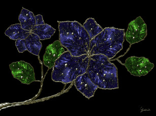 Картинка 3д графика flowers цветы цветок