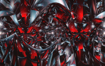 Картинка 3д графика fractal фракталы абстракция