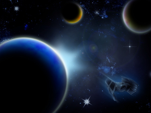 Обои картинки фото космос, арт, планеты