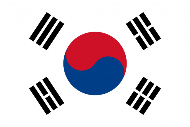 Обои картинки фото южная, корея, разное, флаги, гербы, инь, и, янь