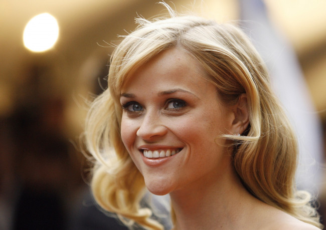 Обои картинки фото Reese Witherspoon, девушки, , , улыбка