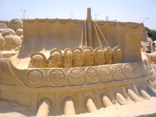 Картинка разное фигуры из песка льда снега песок