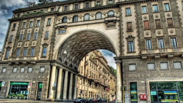 Картинка apartment города здания дома арка здание milan italy