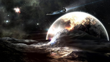 Картинка видео игры ~~~другое~~~ корабли посадка чужая планета