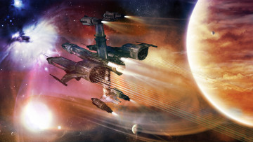 Картинка видео игры ~~~другое~~~ планета звездный крейсер космос