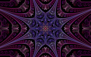 Картинка 3д графика fractal фракталы узор фон цвета