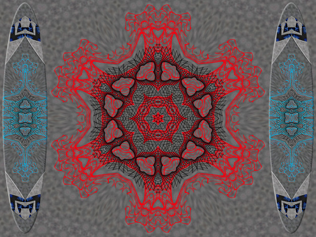 Обои картинки фото 3д, графика, fractal, фракталы, узор, цвета, фон