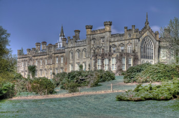 Картинка sheffield park garden англия города здания дома парк поместье