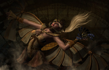 Картинка 3д графика fantasy фантазия девушка