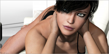 Картинка 3д графика people люди девушка