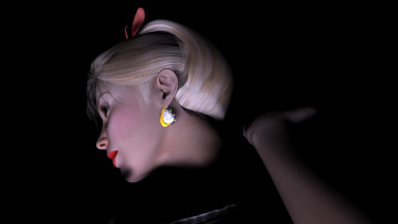 Картинка 3д графика portraits портрет девушка лицо