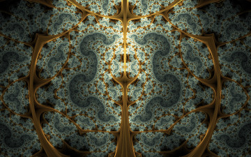 Картинка 3д графика fractal фракталы узор