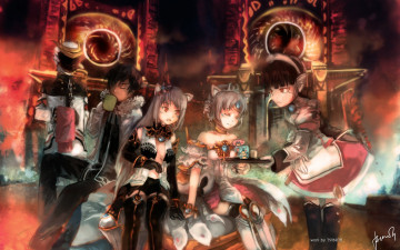 Картинка elsword аниме animals прислуга девочки ушки