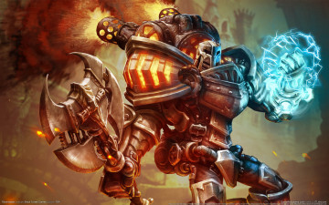 обоя ravensdale, видео, игры, рыцарь, робот, магия