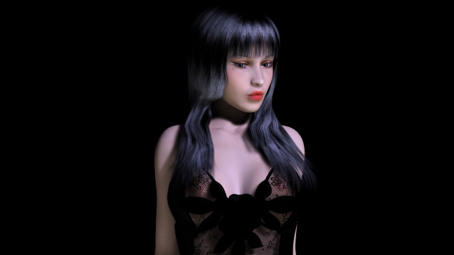 Обои картинки фото 3д, графика, people, люди, девушка, волос