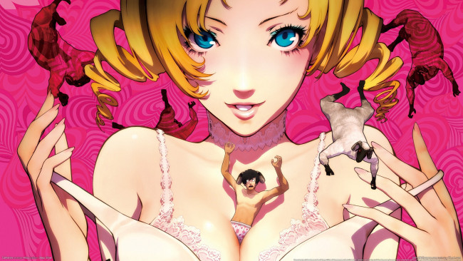 Обои картинки фото catherine, видео, игры, девушка