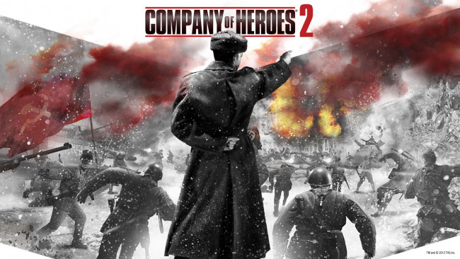 Обои картинки фото company, of, heroes, видео, игры, атака