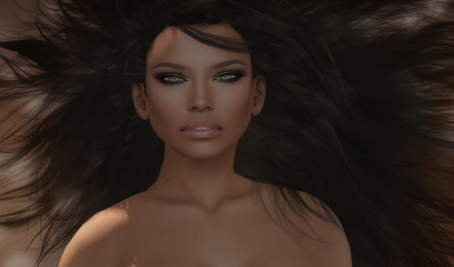 Обои картинки фото 3д, графика, portraits, портрет, лицо