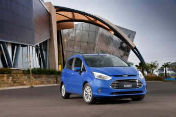 обоя автомобили, ford, синий, 2015г, za-spec, b-max