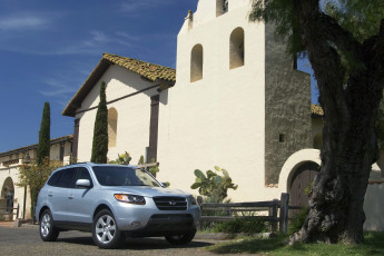 обоя автомобили, hyundai, cm, us-spec, santa, fe