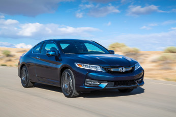 Картинка автомобили honda 2016г темный coupe touring accord