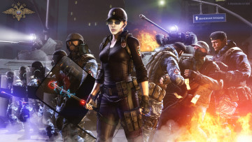 Картинка 3д+графика армия+ military оружие беркут москва девушка полиция омон фон взгляд