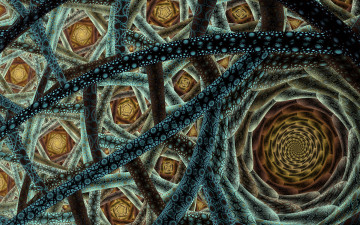 Картинка 3д+графика фракталы+ fractal фон узор цвета