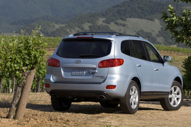 Обои картинки фото автомобили, hyundai, us-spec, santa, fe, cm