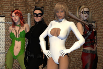 Картинка 3д+графика фантазия+ fantasy девушки взгляд фон