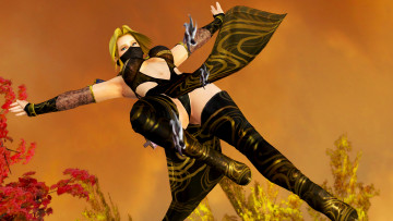 Картинка 3д+графика аниме+ anime девушка взгляд фон ниндзя