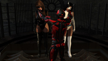 Картинка 3д+графика фантазия+ fantasy девушки взгляд фон